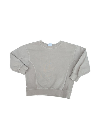 Zara Beige Crewneck Sweatshirt 2-3Y