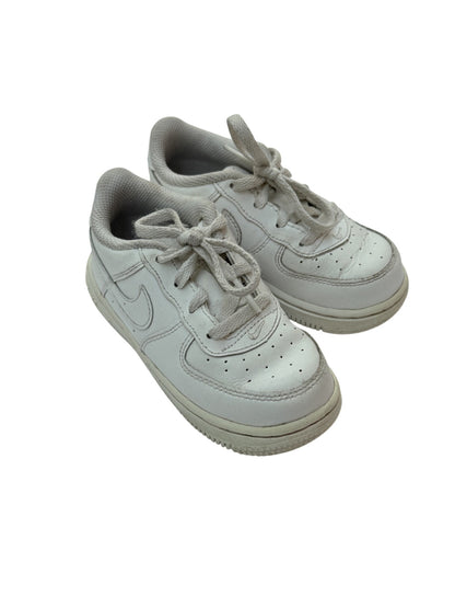 Nike Air Force 1 Toddler White Sneakers Size 8C