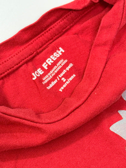 Joe Fresh Canada Day LOVE T-Shirt 2T