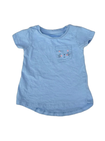 St. Bernard Dunnes Blue Cat Pocket Tee 12-18m