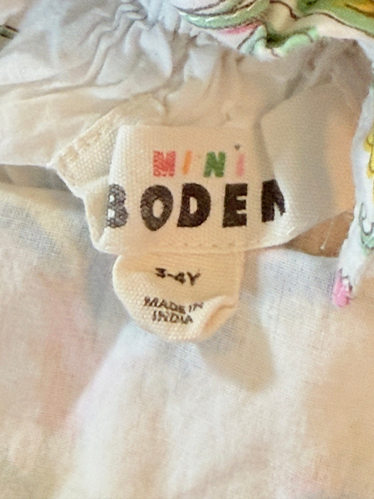 Mini Boden Floral Paisley Sundress 3-4Y