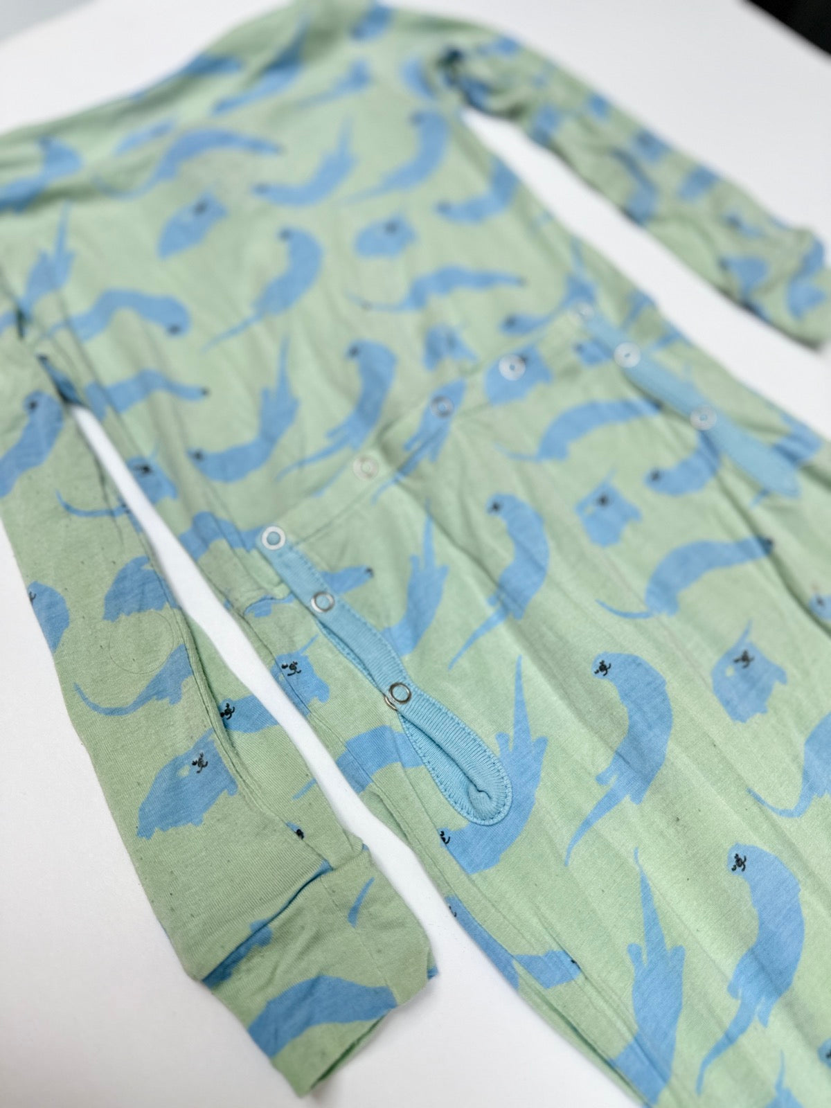 KicKee Pants Bamboo Bird Print Pajamas 4T