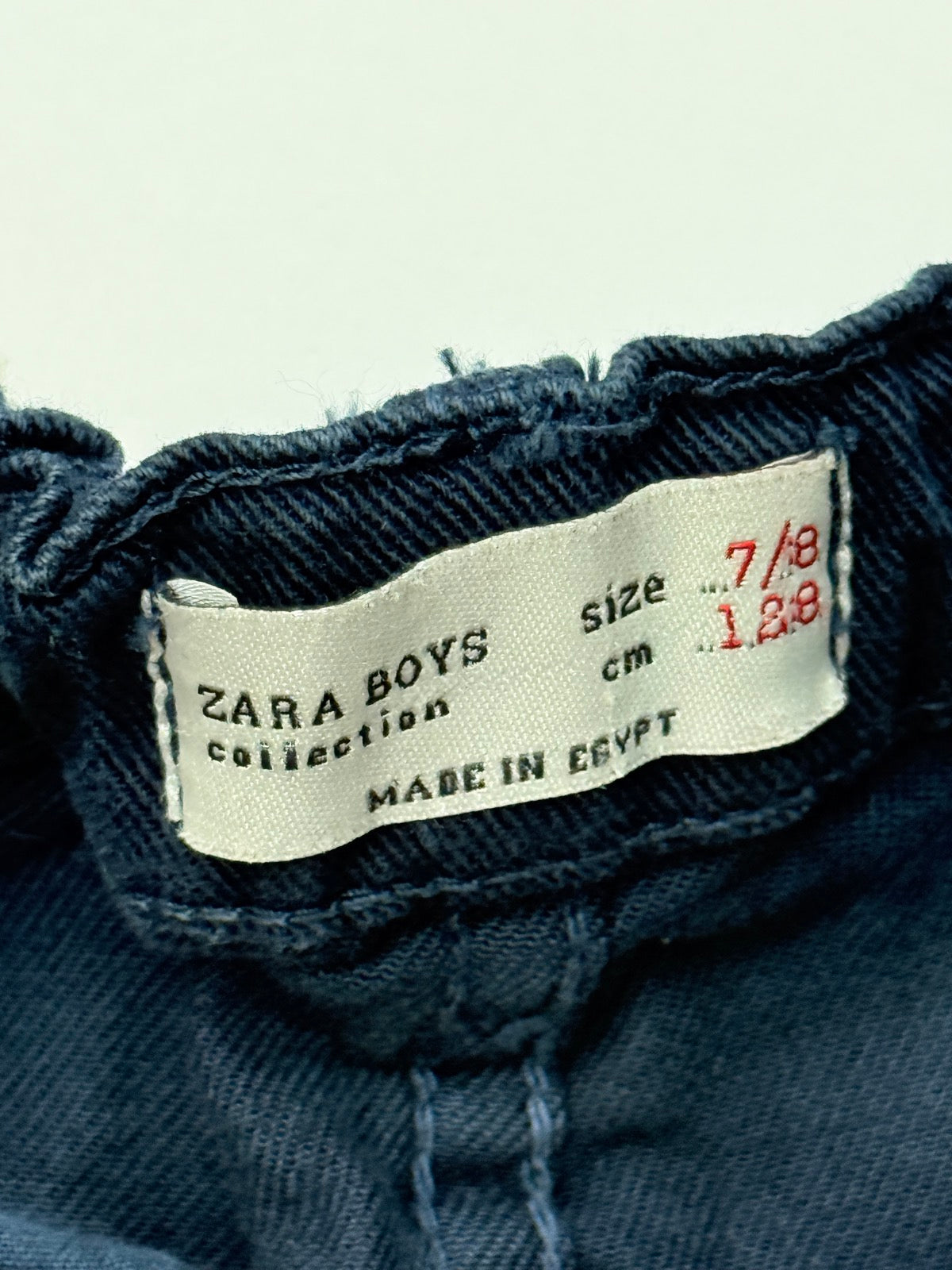 Zara Boys Navy Denim Jeans Size 7/8