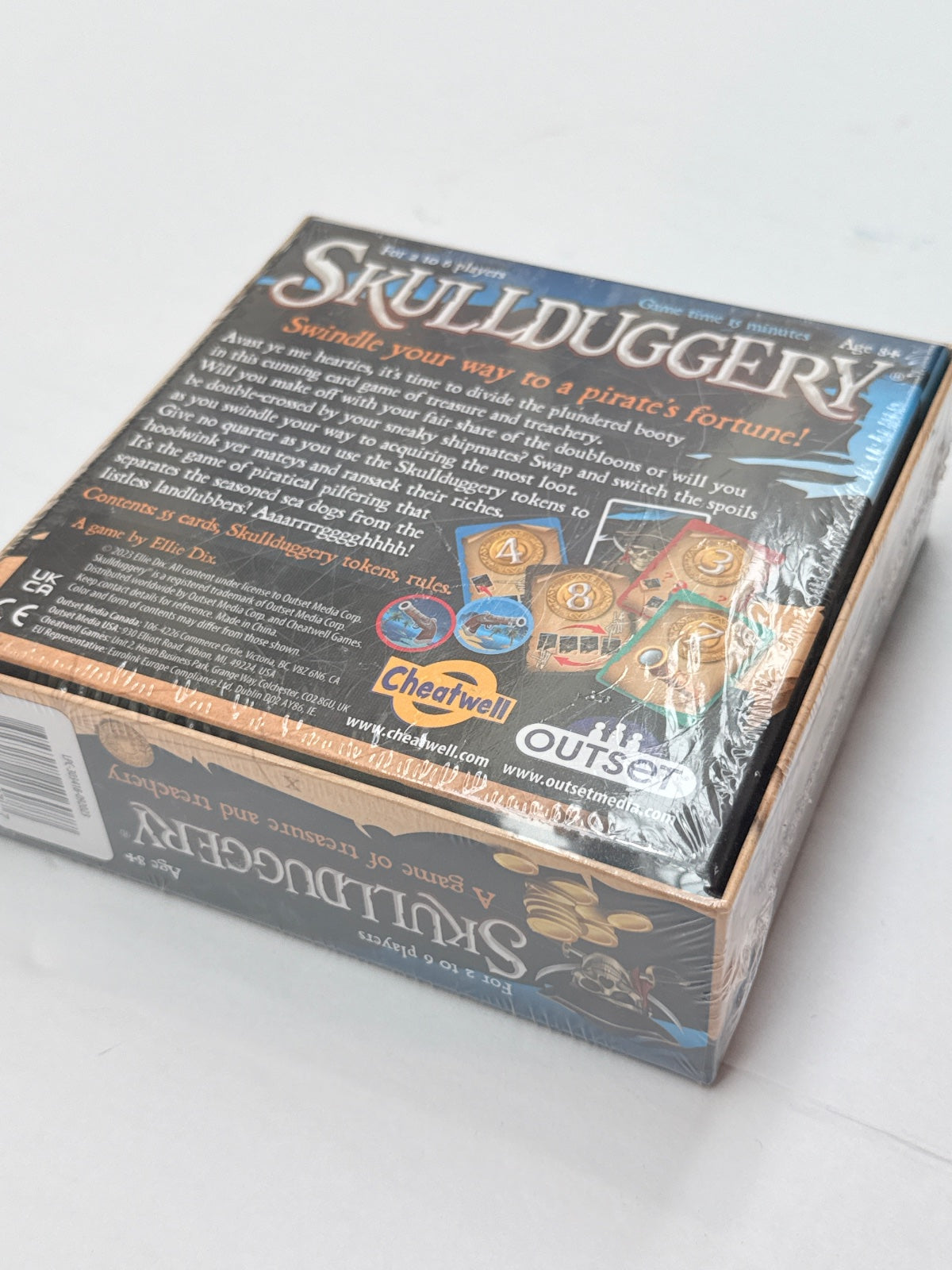 Sealed New- Outset Skullduggery Pirate Card Game