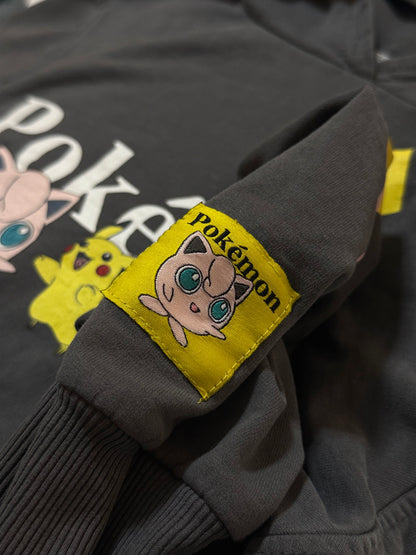Pokémon Pikachu Jigglypuff Graphic Hoodie Dress 7/8