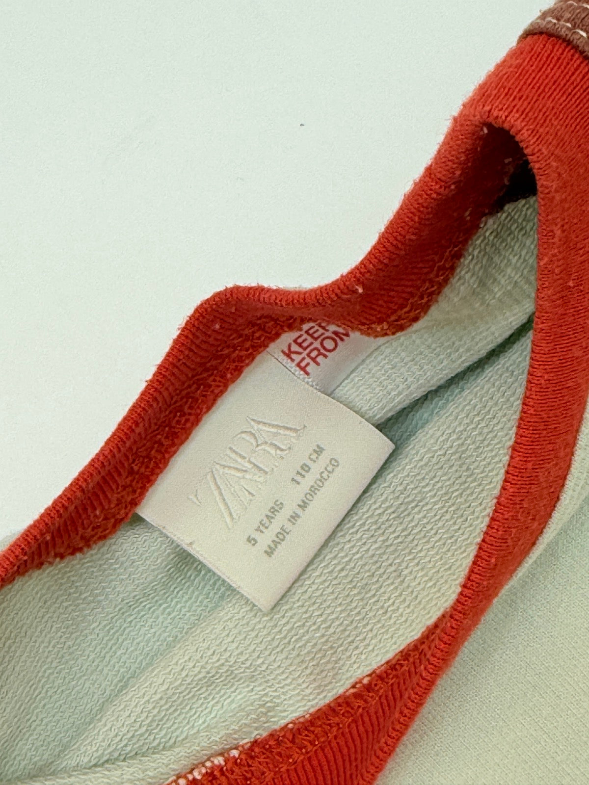 Zara Raglan Long Sleeve T-Shirt 5Y