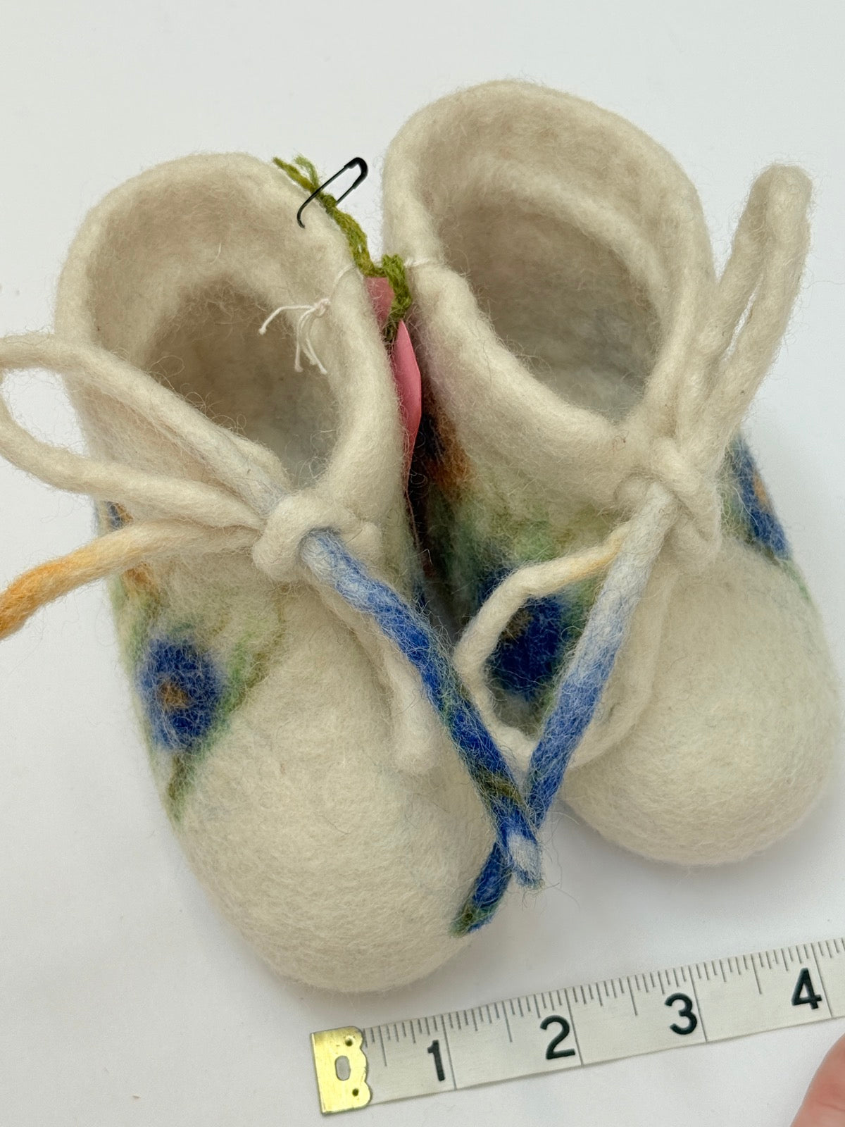 Felted Merino Wool Baby Booties Handmade