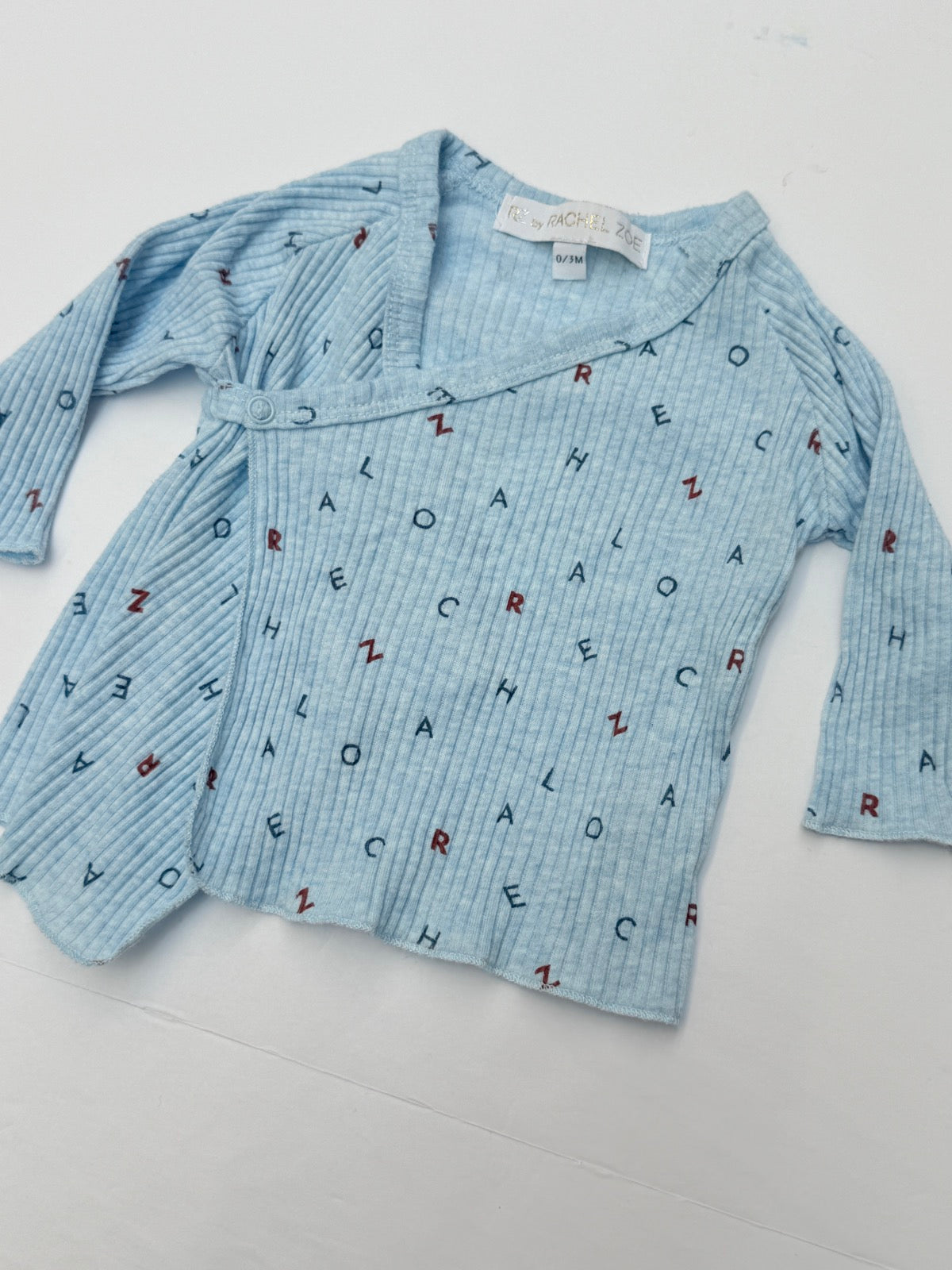 RZ by Rachel Zoe Wrap Top Set 0-3M