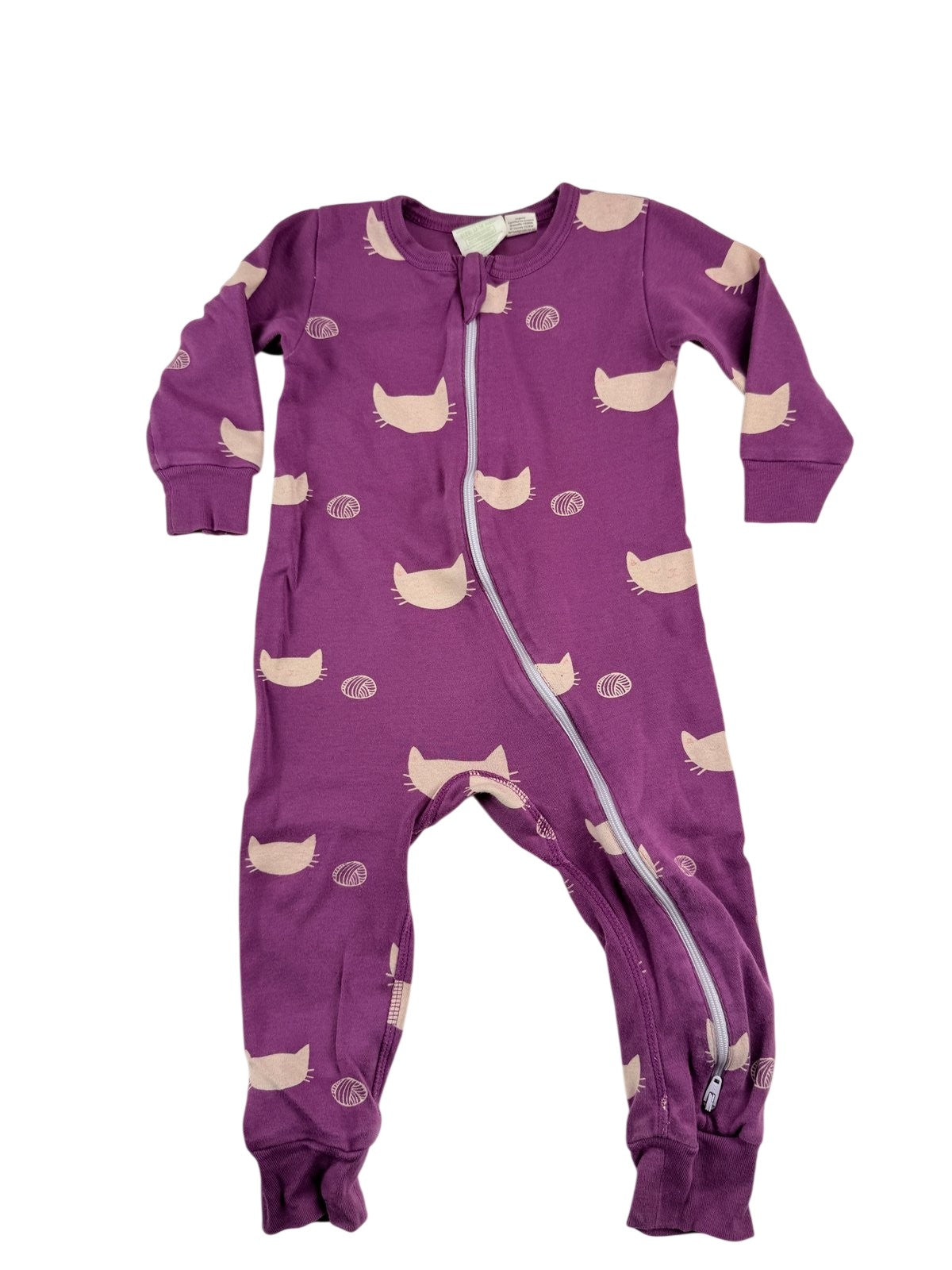 Parade Purple Cat Print Pajamas 12-18M