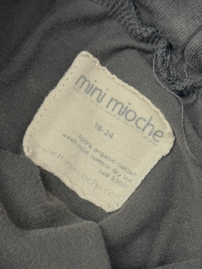 Mini Mioche Gray Organic Cotton Joggers 18-24M