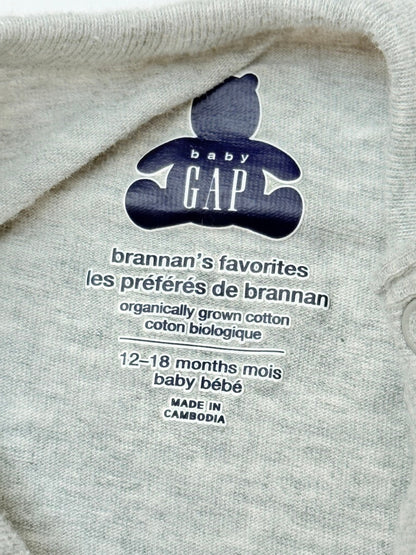 Baby Gap Gray Bodysuit 12-18M