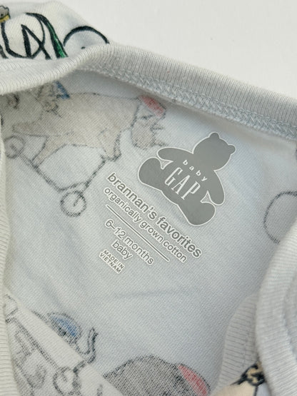 Baby Gap Animals on Bikes Bodysuit 6-12m