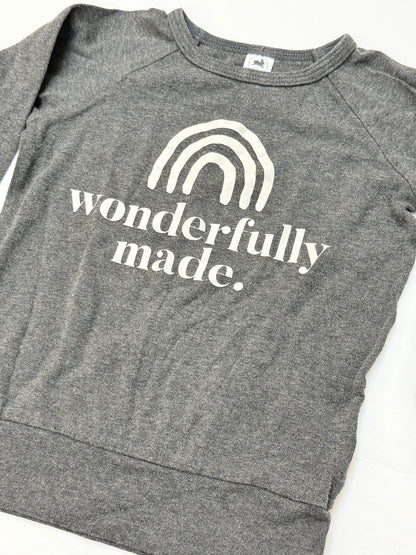 Little & Lively Wonderfully Made Sweatshirt 1T/2T