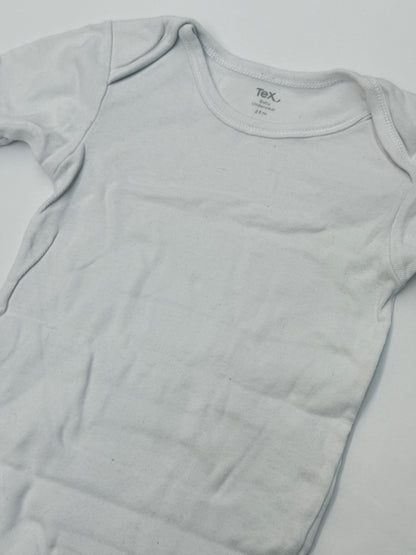 Tex Baby Underwear White Bodysuit 23M