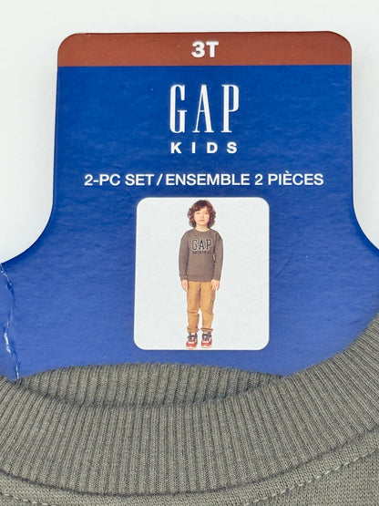 NWT - Gap Kids Sweatshirt Jogger Set 3T
