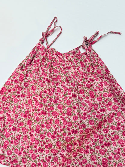 Yima Kids Floral Tie-Strap Dress 3T