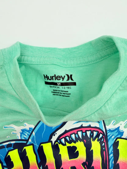 Hurley Shark Graphic T-Shirt Size 2T