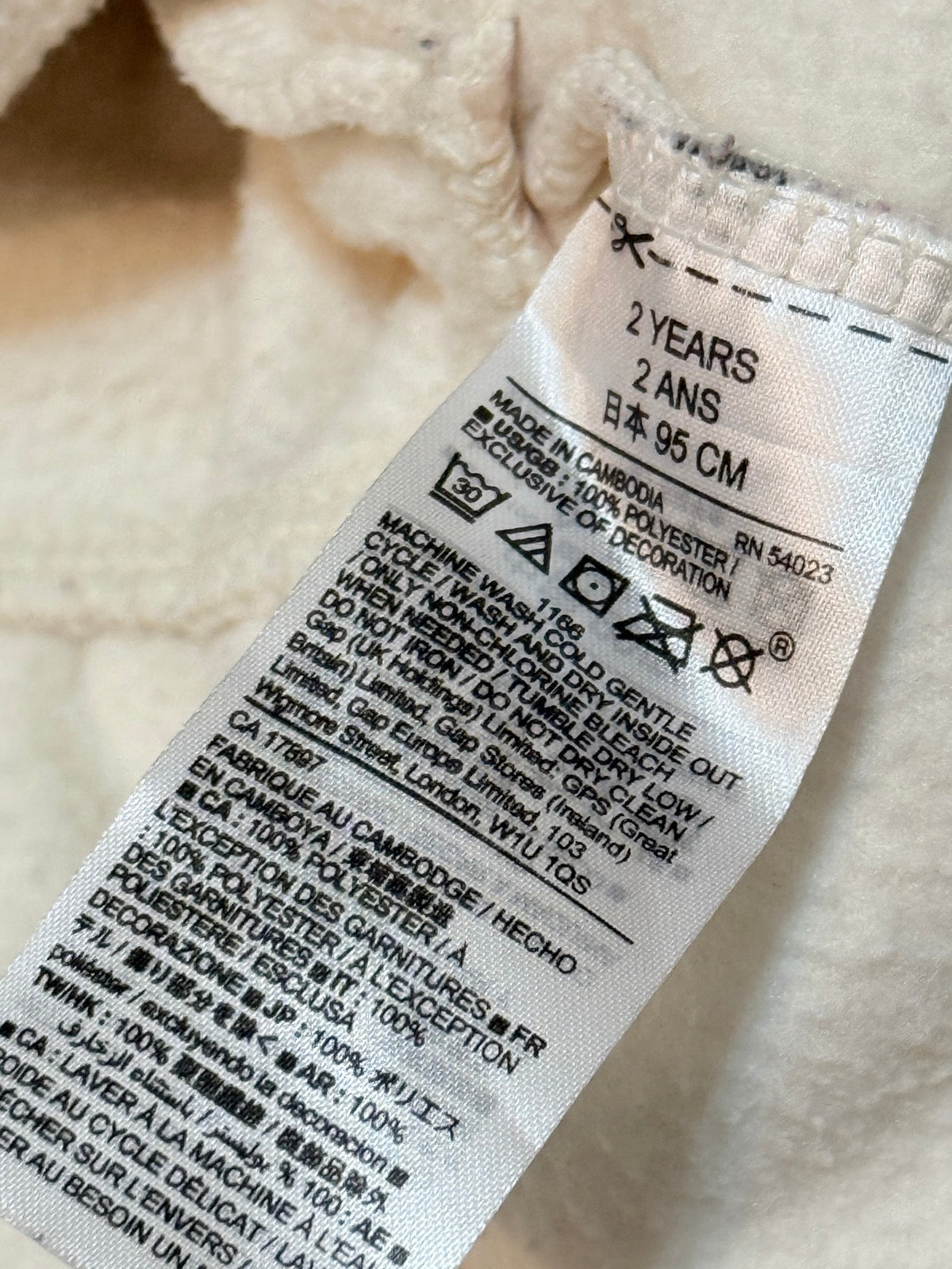 Baby Gap Fleece Quarter-Zip Set Size 2T
