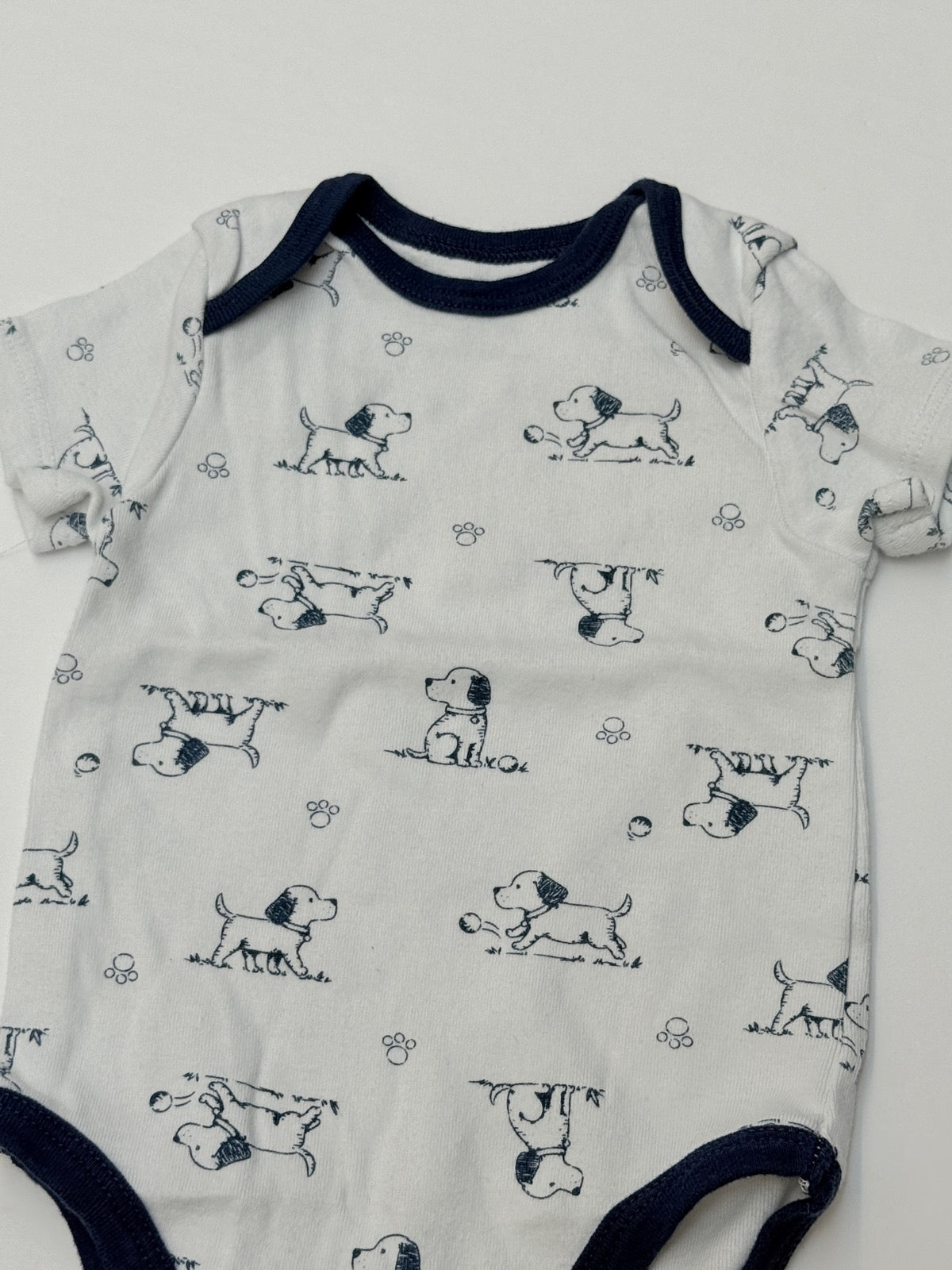 Little Me Dog Print Bodysuit 9M