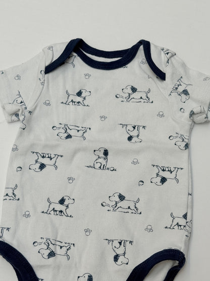 Little Me Dog Print Bodysuit 9M