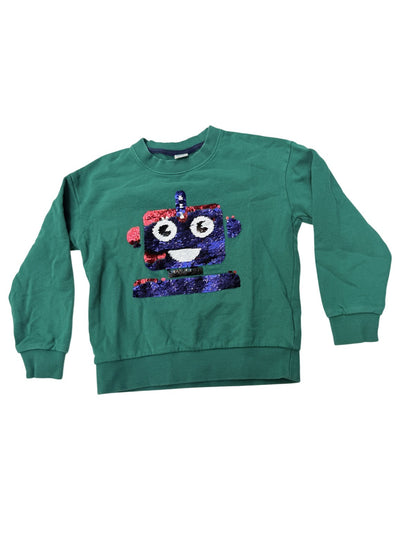 Baleno Junior Sequin Robot Sweatshirt Size 8