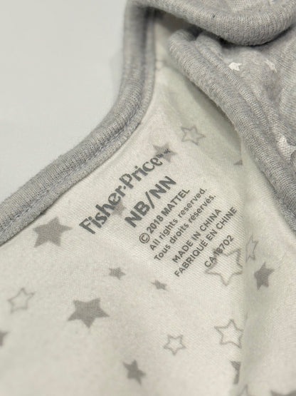 Fisher-Price Gray Stars Sleep Sack NB