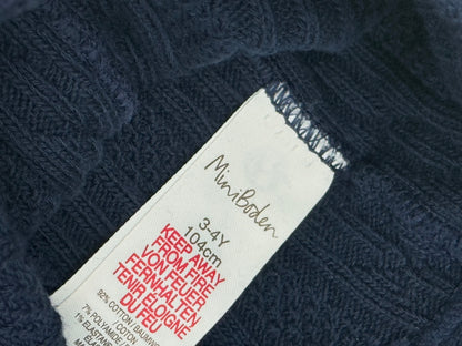 Mini Boden Cable Knit Tights 3-Pack 3-4T