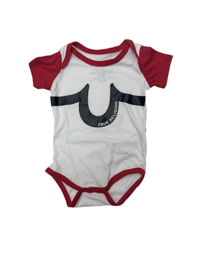 True Religion Horseshoe Logo Bodysuit 12-18M