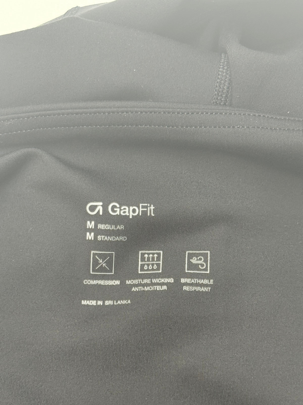GapFit Black Leggings with Side Pocket M
