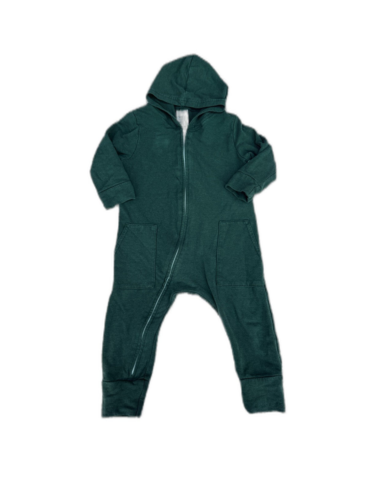 Smash + Tess Green Hooded Romper 12-18m