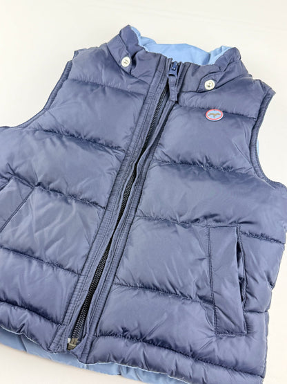 Joe Fresh Navy Puffer Vest 18-24M
