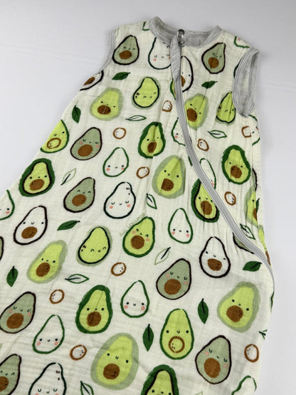 Loulou Lollipop Avocado Muslin Sleep Sack 3-12M
