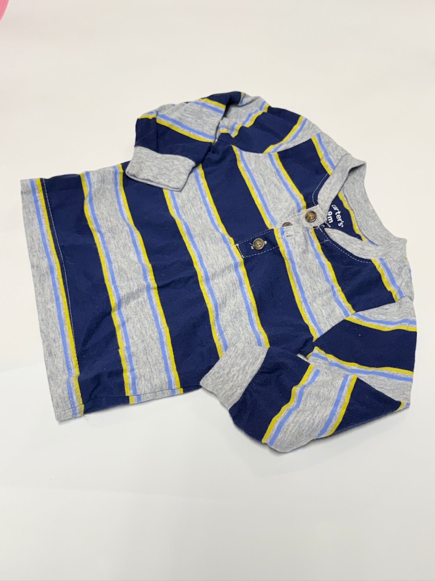 Carter’s Striped Long Sleeve Henley 9M