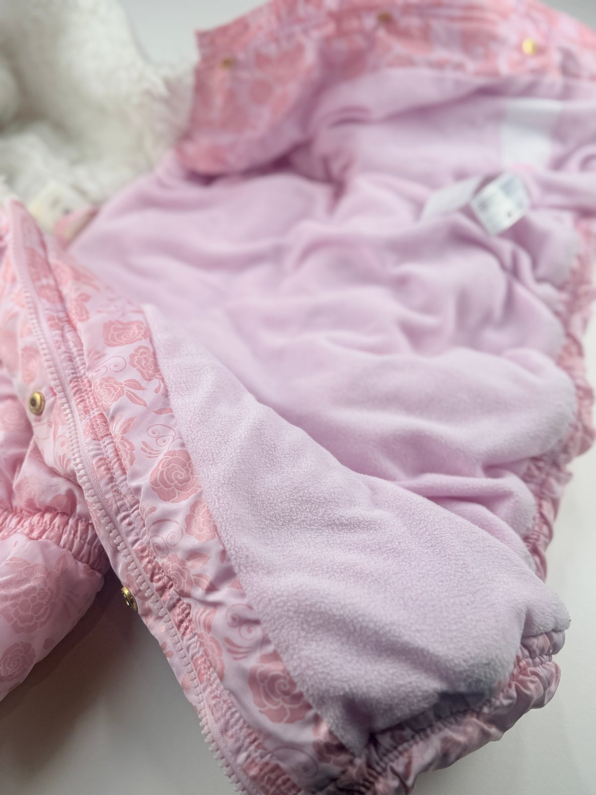 Disney Store Princess Pink Puffer Jacket Size 3T Play Condition
