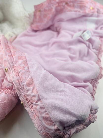 Disney Store Princess Pink Puffer Jacket Size 3T Play Condition
