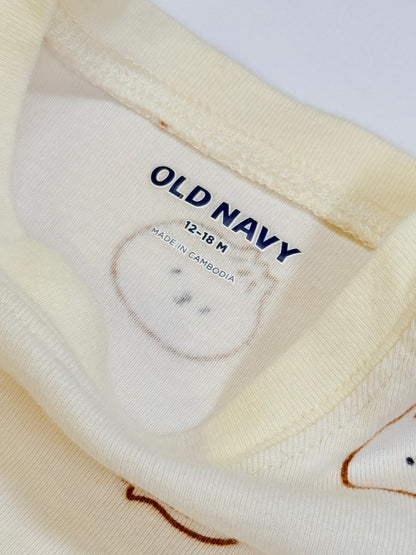 Old Navy Dumpling Pajama Set 12-18M
