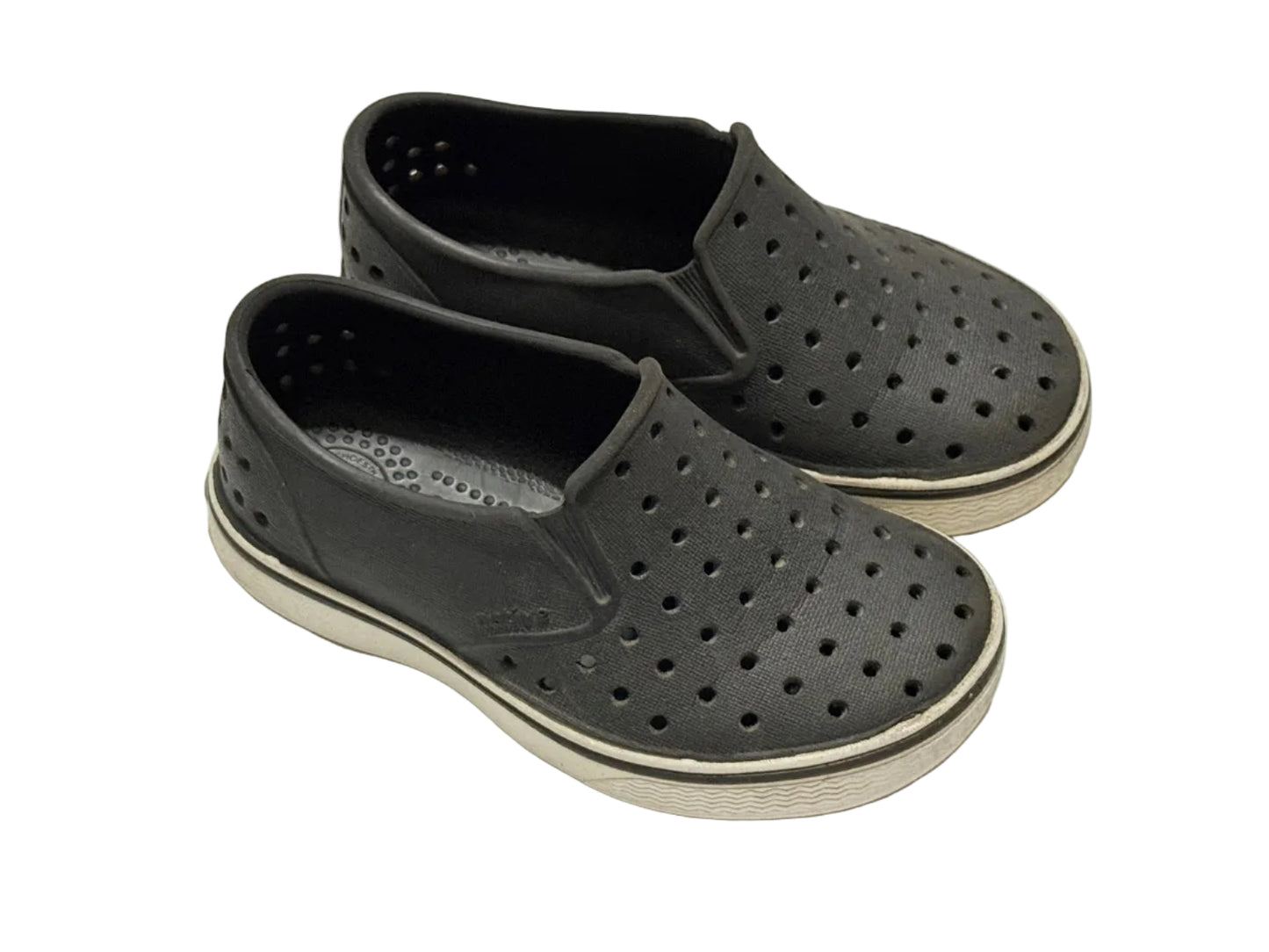 Native Miles Black Slip-On Shoes C8