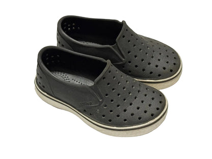 Native Miles Black Slip-On Shoes C8