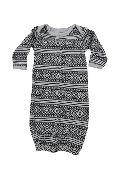 Yoga Sprout Gray Aztec Print Sleep Sack Preemie