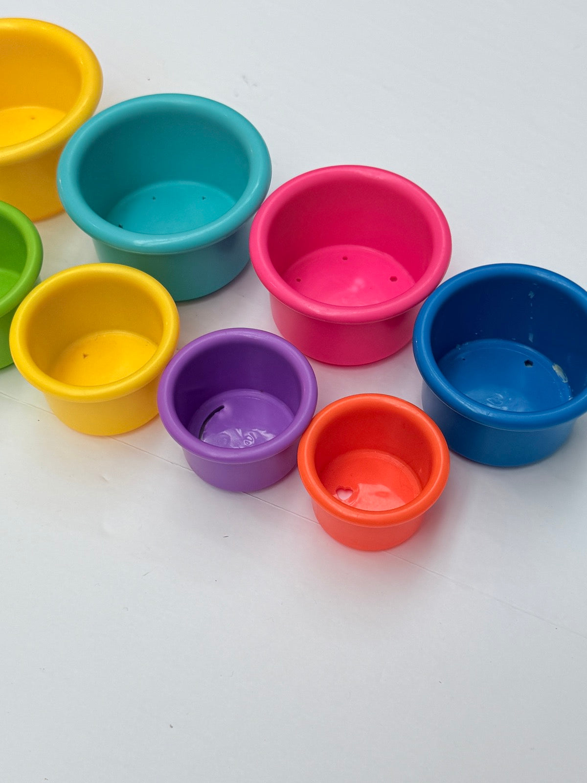 Rainbow Nesting Stacking Cups Set of 8