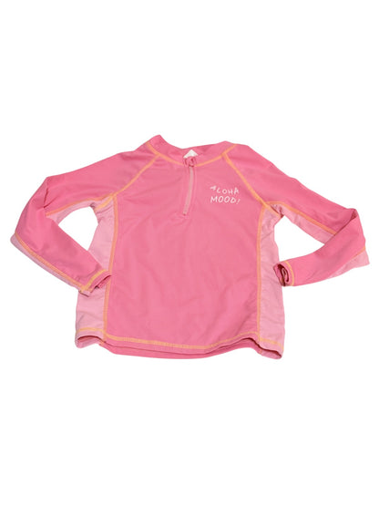 Zara Aloha Mood Pink Rash Guard 4-5Y