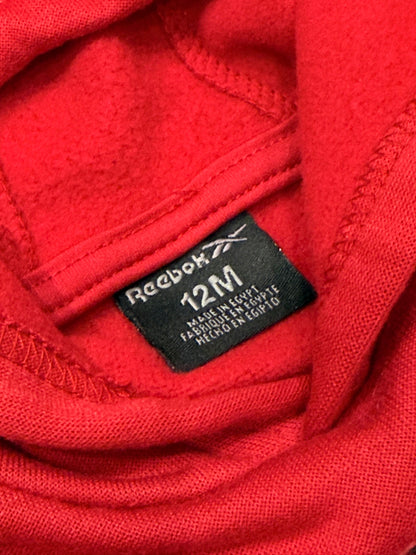 Reebok Red Logo Hoodie Sweatshirt 12M