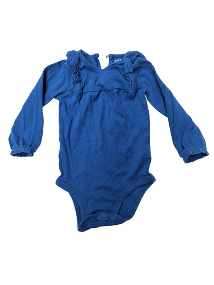Carter's Blue Ruffle Bodysuit 24M
