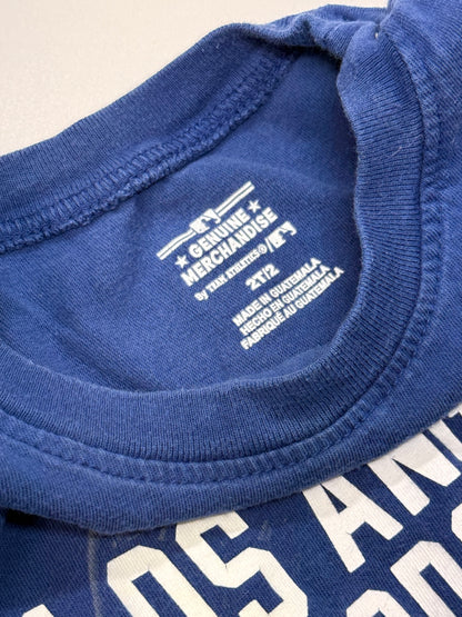 Team Athletics LA Dodgers Blue T-Shirt 2T