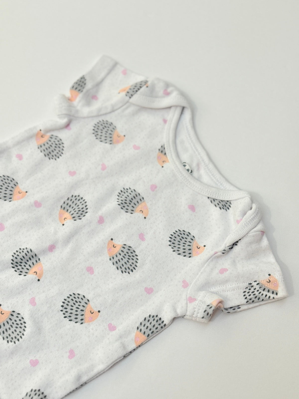 Hedgehog Print Baby Bodysuit 9M