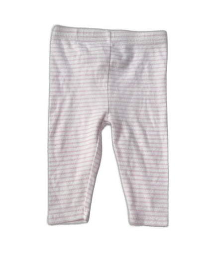 Baby Glam Pink Stripe Leggings 3-6M