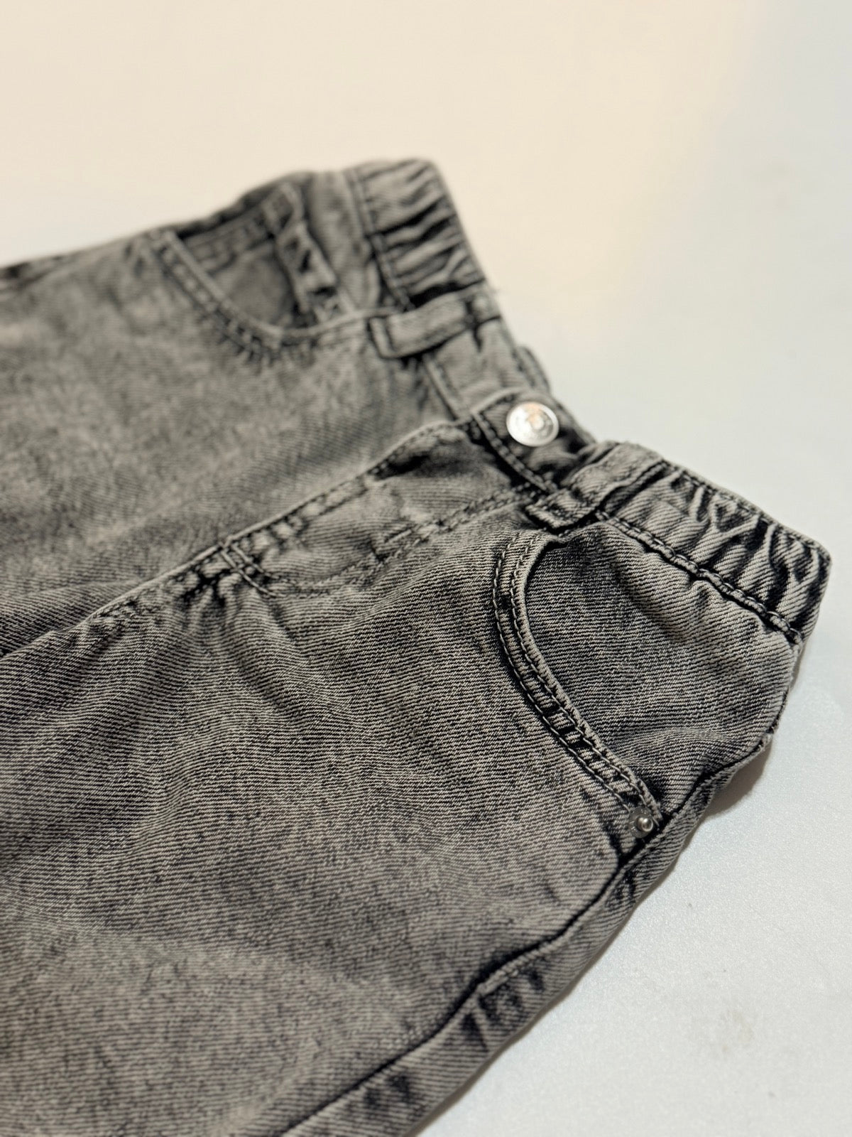 Zara Gray Acid Wash Jeans 12-18m