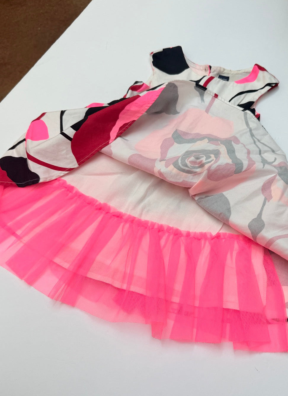 Baby Gap Floral Rose Dress Toddler 18-24m