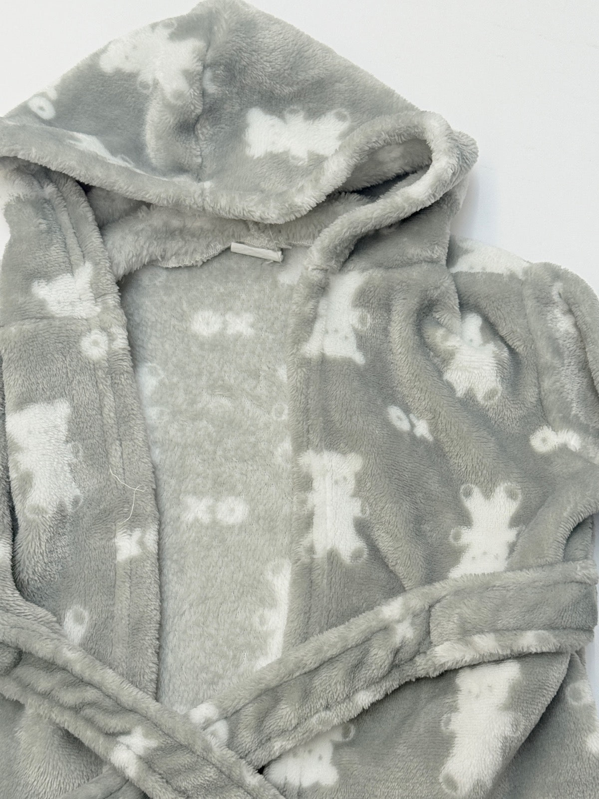 Blankets & Beyond Grey Bear Coat 12M+