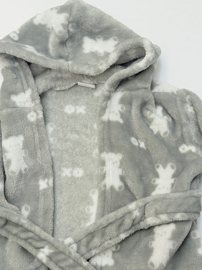 Blankets & Beyond Grey Bear Coat 12M+